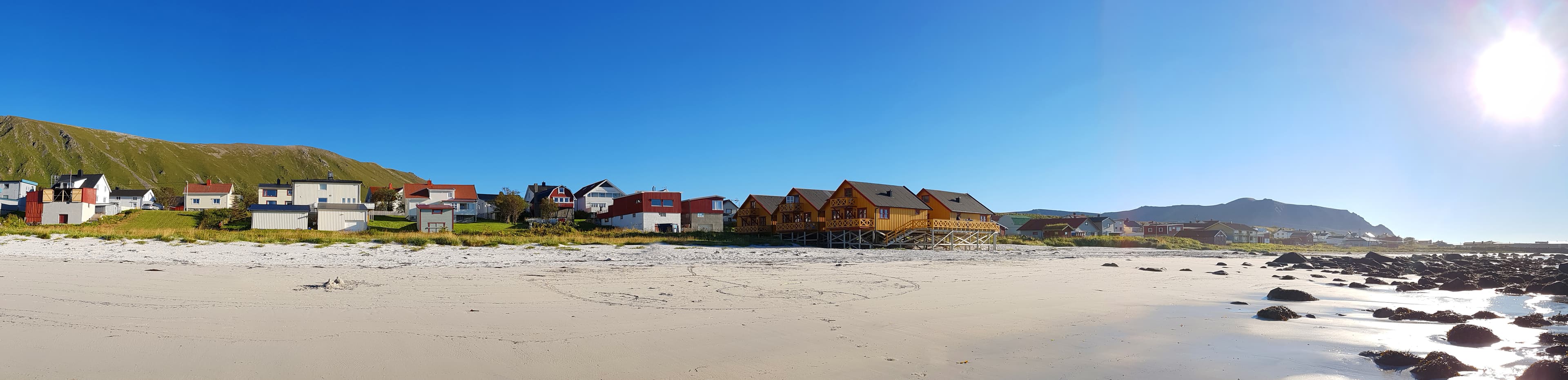 Bodø coastline and Vestfjord, Nordland, Northern Norway